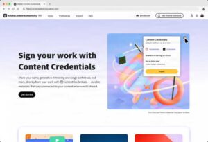 Suplanuota „Adobe“ programa, skirta baigti AI mokymus apie vaizdus ir
