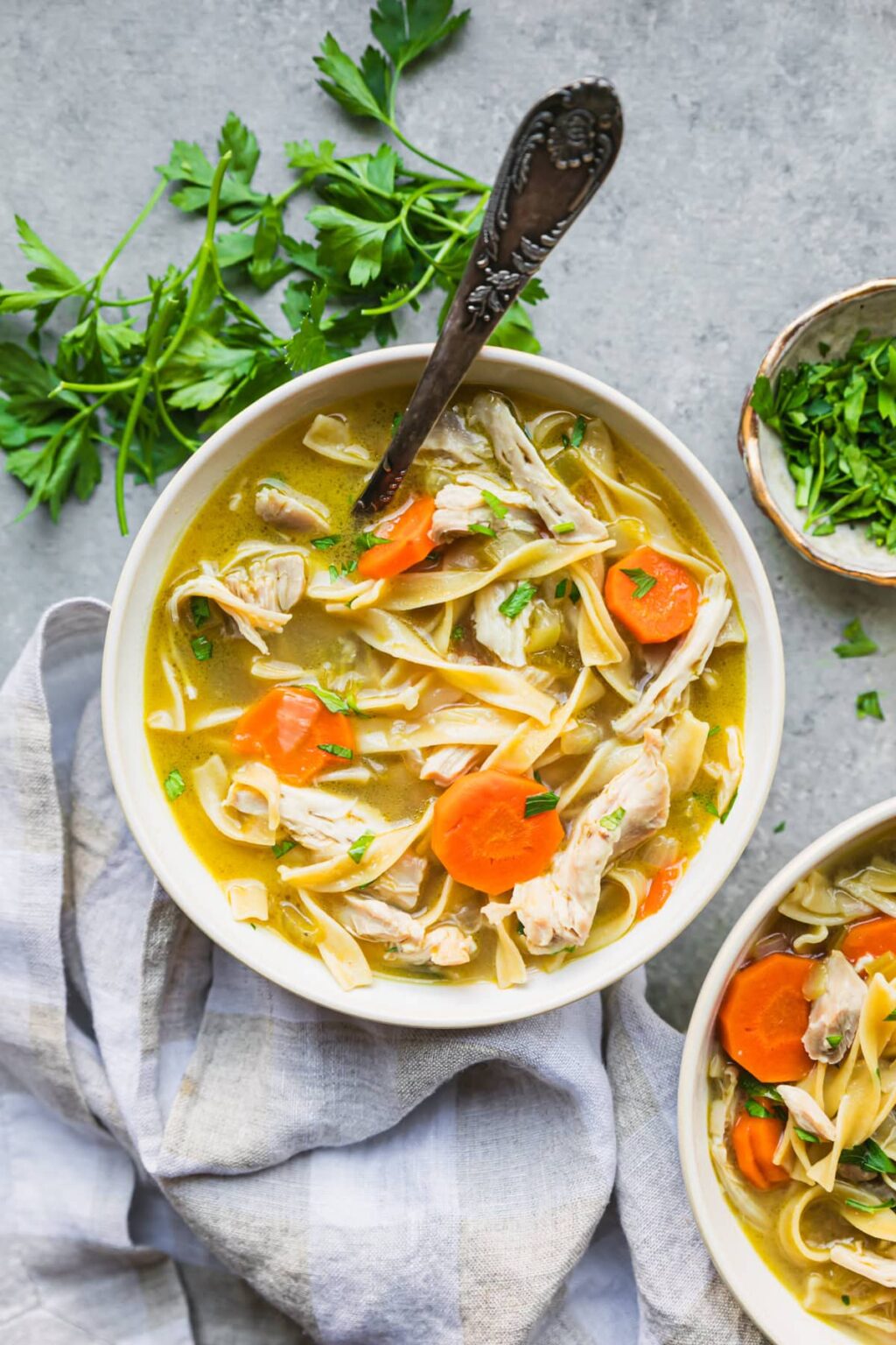 Vištienos makaronų sriuba (lengva) - Skinnytaste