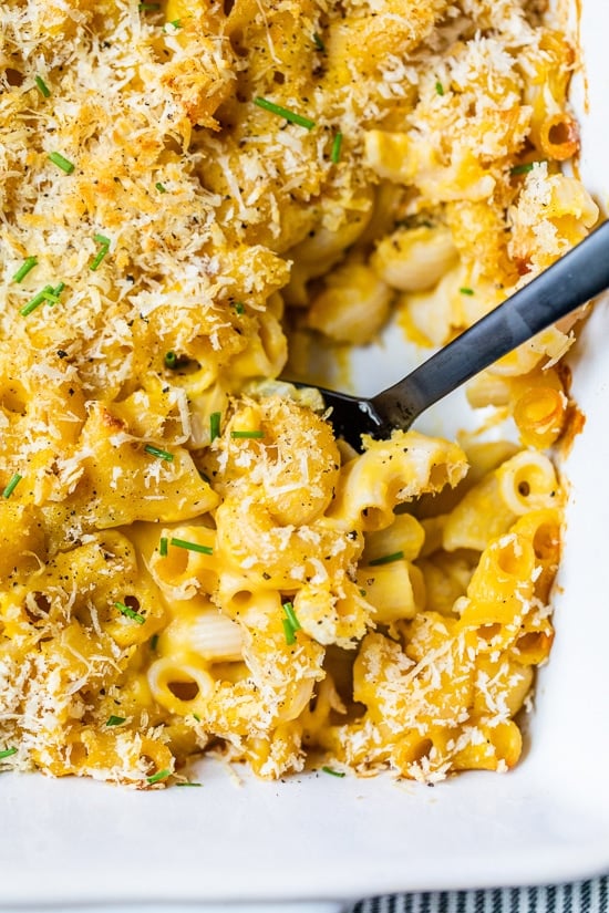 Butternut Skvošo Mac ir sūrio receptas