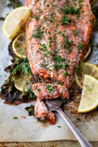 Keptos lašišos receptas - Skinnytaste