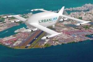 „UrbanLink“ plečia automobilių parką hibridiniais eVTOL krovininiais dronais