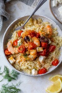 Krevetės Saganaki - Skinnytaste