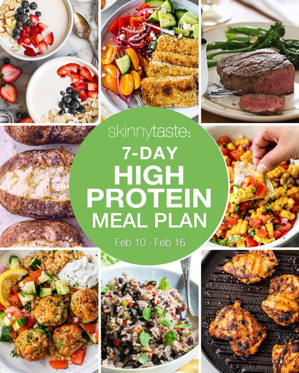 7 dienų aukšto baltymų dietos valgymo planas