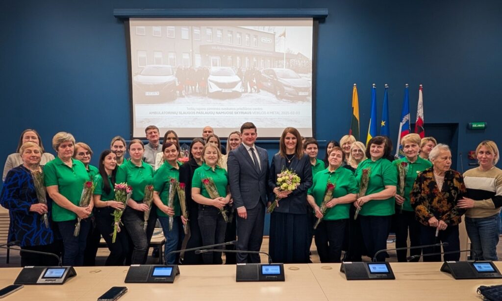 Telšių rajono PSPC Ambulatorinių slaugos paslaugų namuose skyrius minėjo ketverių