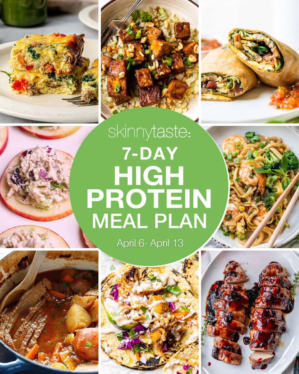 7 dienų aukšto baltymų dietos valgymo planas