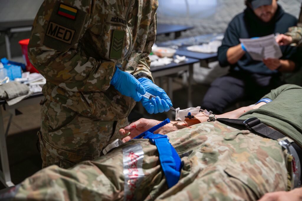 Kauno miesto savivaldybė Pagalbos teikimo taktinėje aplinkoje pratybos