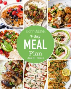 Free 7 Day Healthy Meal Plan (August 31-Sept 6)