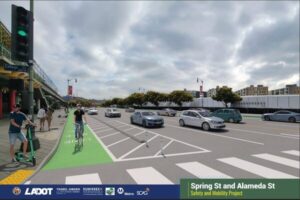 Los Angeles breaks ground on mobility project