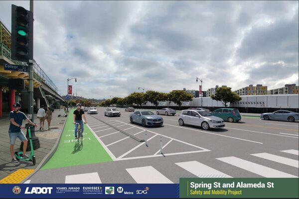 Los Angeles breaks ground on mobility project