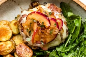 Turkey Burgers with Apples and Gruyère
